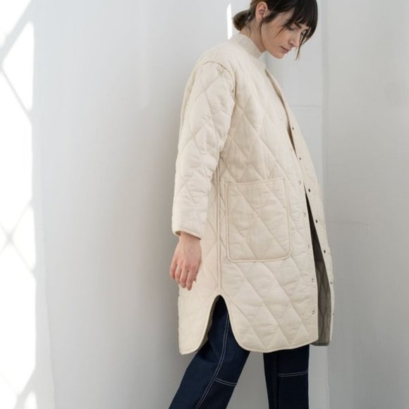 Micaela Greg Long Quilt Coat - Picture 1 of 3